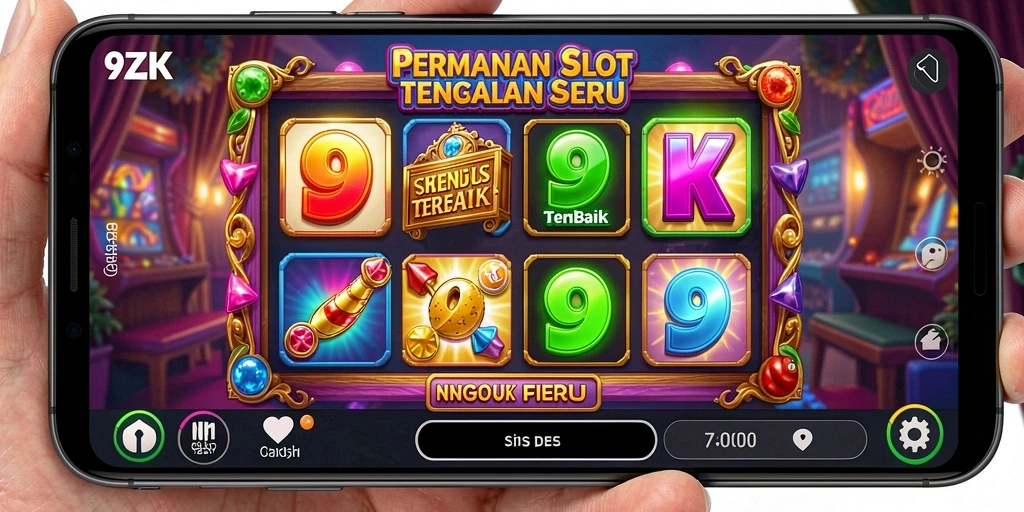 Tampilan gameplay Slot yang menarik dan penuh warna dari 9ZK.