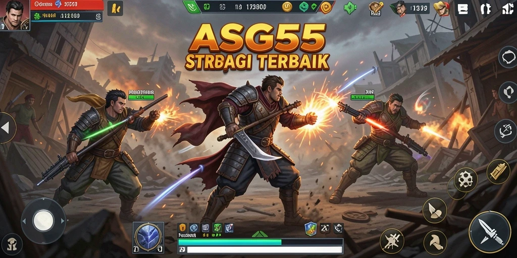 Screenshot ASG55 menampilkan aksi strategi yang mendebarkan.