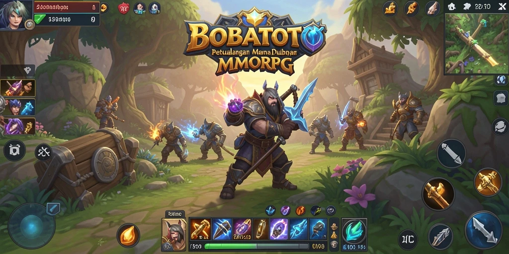 Tampilan gameplay BOBATOTO yang epik dan mendebarkan.