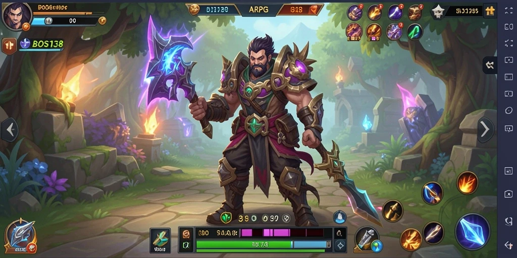 Tampilan mendebarkan dari pertarungan epic dalam BOS138.