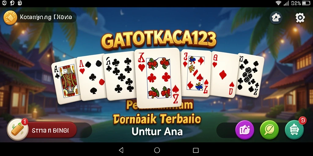 Tampilan gameplay seru dari GATOTKACA123 yang menarik.