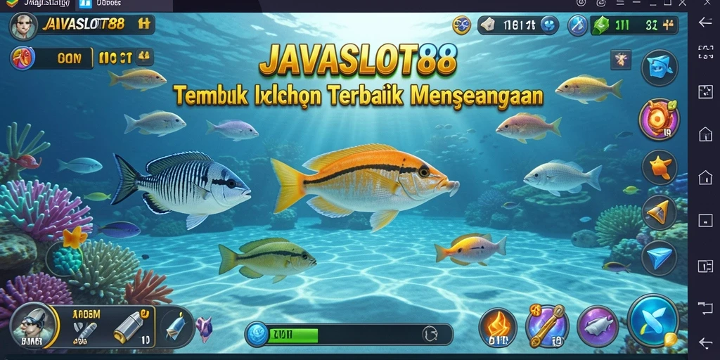 Screenshot gameplay menembak ikan yang seru dan menantang.