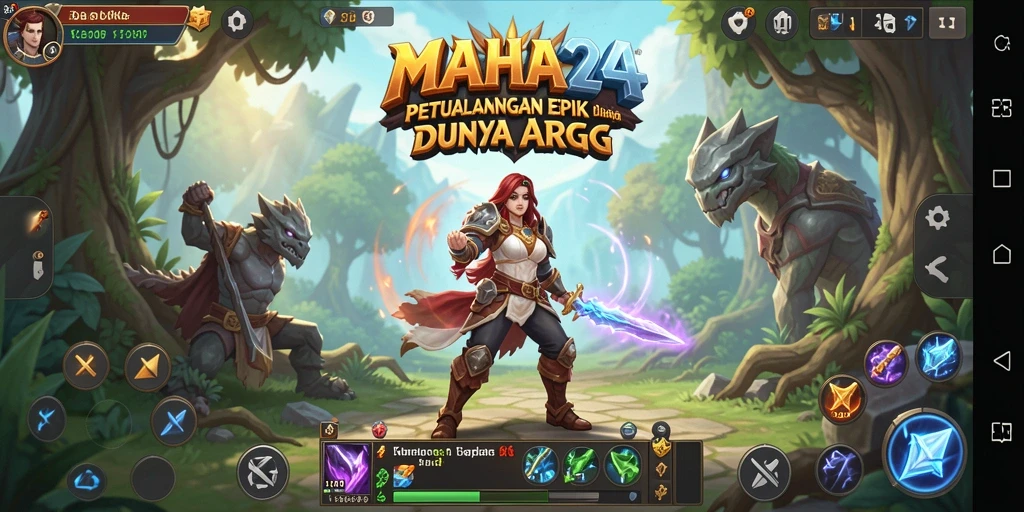 Gameplay mendebarkan di dunia ARPG MAHA24.