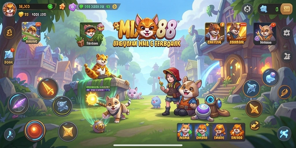 Tampilan antarmuka MIXUE88 yang sederhana dan mudah digunakan.