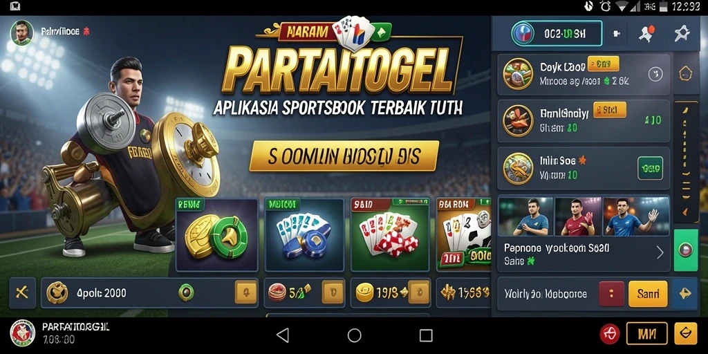 Tampilan menarik dari gameplay aplikasi Sportsbook PARTAITOGEL.