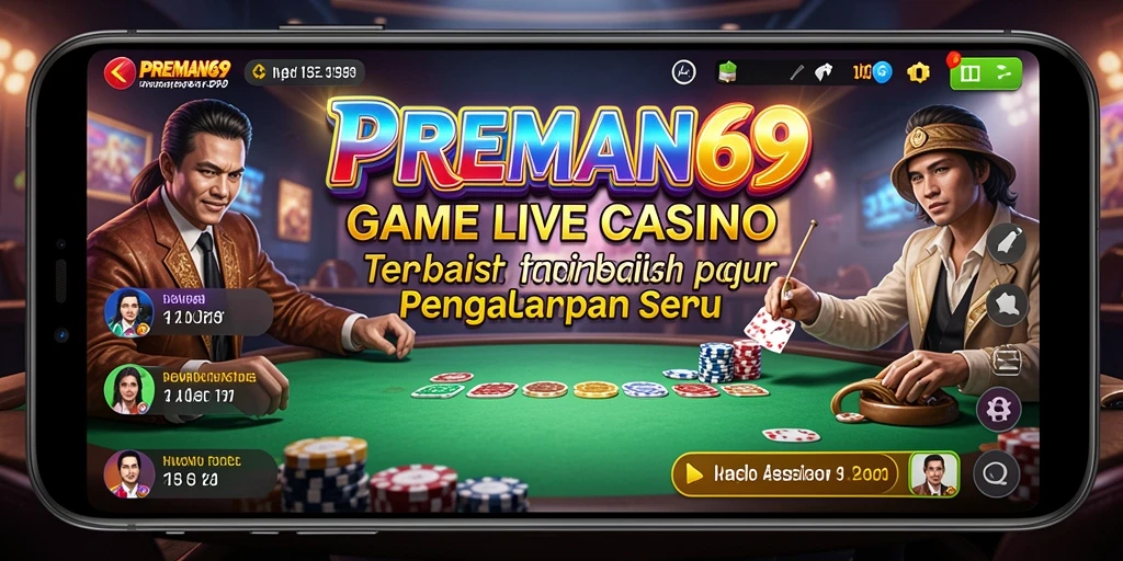 Gameplay seru dan interaktif di PREMAN69 Live Casino.