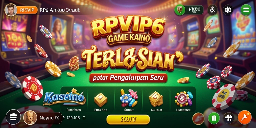 Gameplay seru di RPVIP6 dengan tampilan kasino yang menarik dan interaktif.