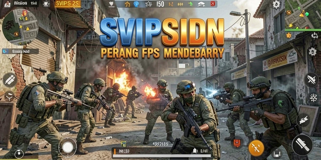 Momen intens dalam gameplay SVIPSIDN yang penuh aksi.
