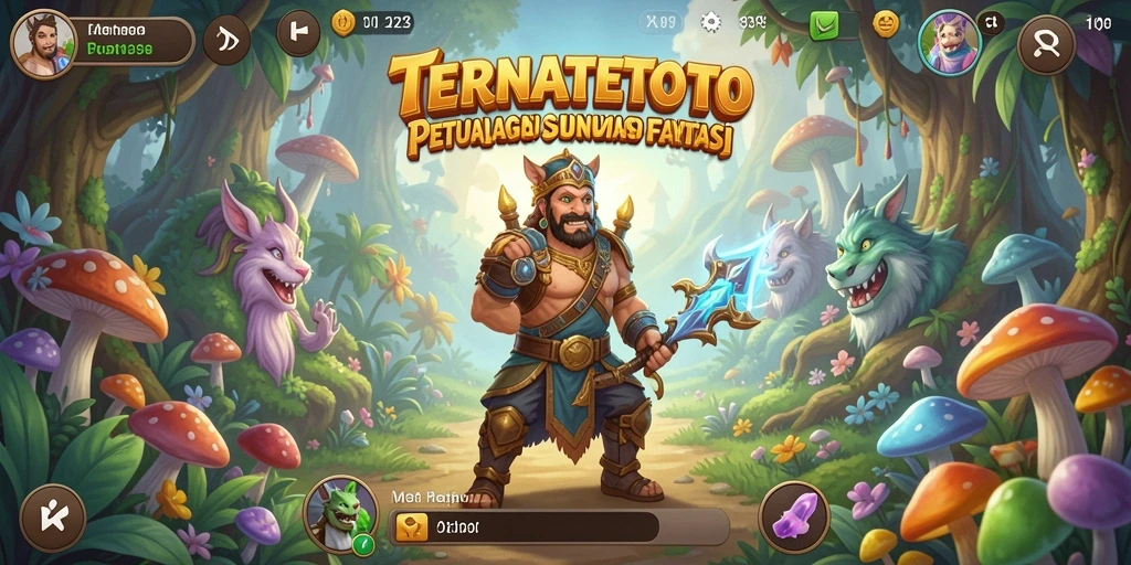 Tampilan gameplay petualangan yang mendebarkan di TERNATETOTO.