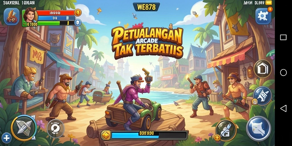 Tampilan gameplay seru dan penuh aksi dari WE878.